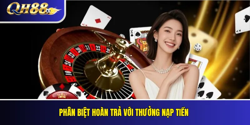 Hoàn Trả QH88 Là Gì? Cách Tính Cashback Và Điều Kiện Nhận 4 Phân biệt hoàn trả với thưởng nạp tiền